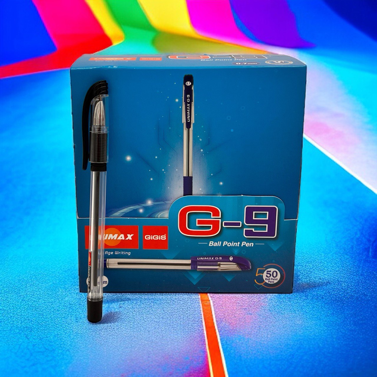 Unimax G-9 black pen 50/box